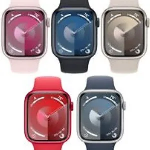 Apple Watch Series 9 45mm GPS + WiFi + Cellular Unlocked Aluminum Case Very Good