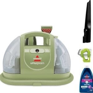 BISSELL Little Green Multi-Purpose Portable Carpet and Upholstery Cleaner, Car and Auto Detailer, with Exclusive Specialty Tools, Green, 1400B