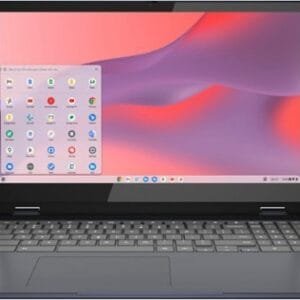 Lenovo - Flex 3 15.6" FHD Touch-Screen Chromebook Laptop - Pentium Silver N6000 with 8GB Memory - 64GB eMMC - Abyss Blue