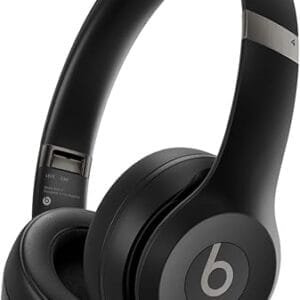 Beats Solo 4 - Wireless Bluetooth On-Ear Headphones, Apple & Android Compatible, Up to 50 Hours of Battery Life - Matte Black