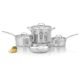 Cuisinart – Chef’s Classic Nonstick Stainless 7-Piece Set – Stainless Steel